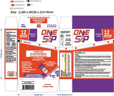 Ndc 87078-131-52 (Acetaminophen Liquid Grape Sachet Carton Cc)